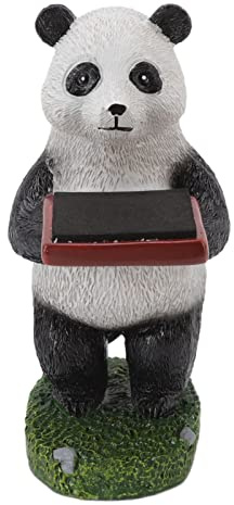 Klockställ i harts Handgjord displayhållare för heminredning (Panda)