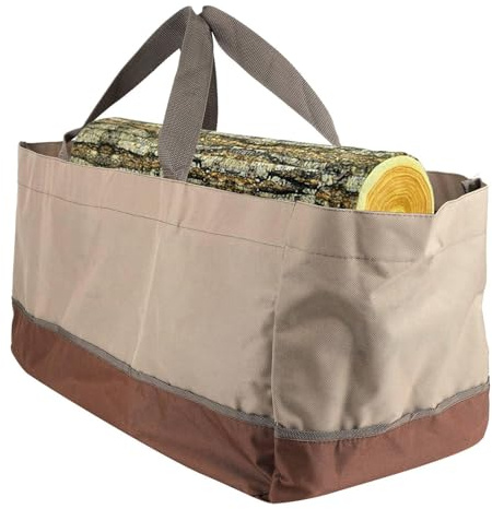Borsa da trasporto per legna da ardere e carbone di legna di grande capacità impermeabile