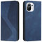 NEXCURIO Handy Hülle für Xiaomi Mi 11 Lite 5G NE Neu Handyhülle mit Kartenfäch Klapphülle Klappbar Schutzhülle Leder Flip Wallet Case Cover Tasche Handytasche Stoßfeste - Blau