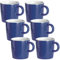 homEdge Pro 210CEC060223 Espressotasse, 120 ml, Demitasse für Espresso, Tee, 6 Stück, Marineblau