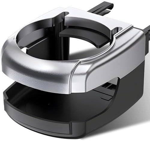 Retoo Getränkehalter, Auto Becherhalter für Lüftung, Universal KFZ Dosenhalter, Getränke Halter, Lüftungshalterung für Kaffeebecher und Getränkedose, Flaschenhalter, Wasser, Kaffee, Cupholder, Blau