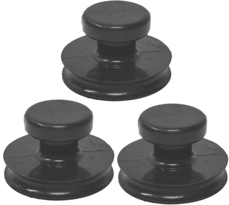 TOYANDONA Singing Bowl Suction Cups Sound Bowl Handle for Meditation Lifting Strong Suction Attachment for Tibetan Singing Easy to Install 3 pieces