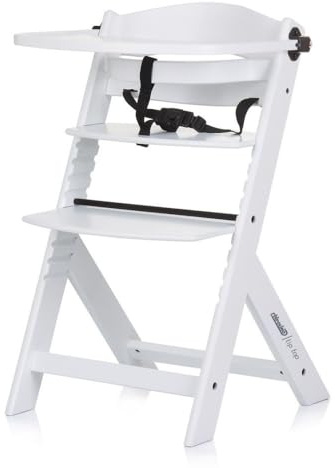 Chipolino seggiolone Tip Top legno regolabile imbracatura seggiolino per scale, colori:whitely