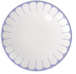 Villeroy & Boch - Fleur bleu piatto da colazione blu, lavabile in lavastoviglie, utilizzabile nel microonde, piatto da dessert, piatto piccolo da colazione, piatto per torte, Porcellana Premium