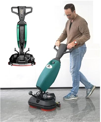 Handheld Sweeper with 80Min Battery Life, 56Cm Cleaning Width, 1750M²/H Suction, 360° Rotation, Multi-Function Wash/Brush/Vacuum for Large Area Cleaning in Hotels, Factories, Shopping Malls