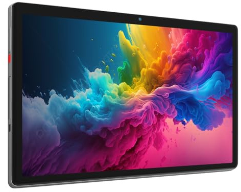 MUISOO Tablet 10 Inch Android Tablets 8GB RAM + 64GB ROM Octa-Core 5000mAh 1280 x 800 HD Touch Screen 5MP + 8MP HD Camera Bluetooth 5.2 Wifi 6 Tablet PC (White)