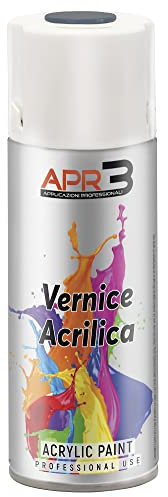 APR3 S4007011 - Smalto Acrilico Spray Multiuso, Grigio Ferro, 400 ml, 1 Pezzo