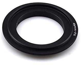 49MM FX Macro Reverse Adapter Ring &for Fujifilm FX X Mount X-A5 X-A20 X-A10 X-A3 X-A2 X-A1 X-T2 X-E3 X-E2S X-E2 X-E1