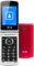 SPC Opal - Klapphandy mit großem Display, große Buchstaben und Tasten, extra laute Lautstärke, einfach zu bedienen, Ferneinstellung, FM-Radio, Telefonbuch, Rot