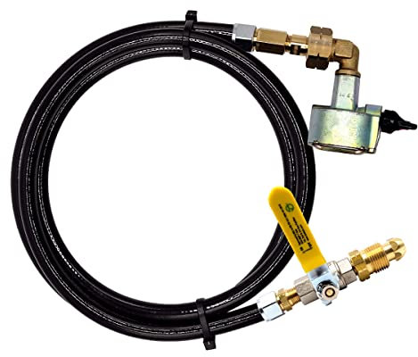 DN Autogas Parts LPG GPL - Juego de adaptadores de recambio para botellas de gas, adaptador de GLP para llenar de forma remota cilindros vacíos de 27 mm, 1 metro