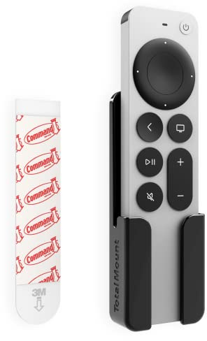 TotalMount Holder for Apple TV Remote – Never Lose Your Apple TV Siri Remote Again (Holder Includes Removable Adhesive to Prevent Wall Damage)