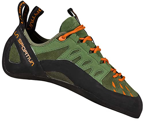 LA SPORTIVA Scarpette Arrampicata Tarantulace, Olive-Tiger, EU 41