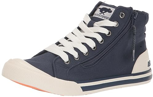 Rocket Dog Baskets Montantes Jazzin pour Femme, Toile Marine, 39.5 EU