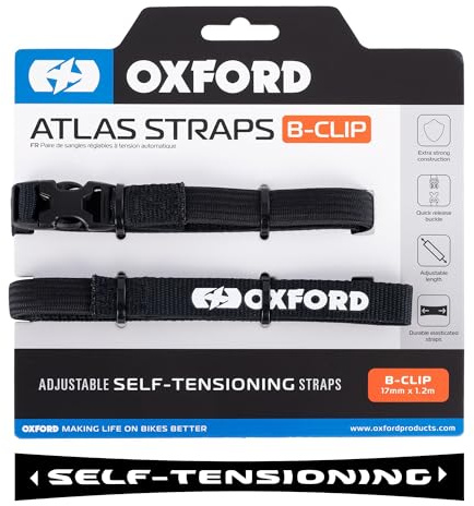 Atlas B-Clip (Paar) 17 mm x 1,2 m, Schwarz