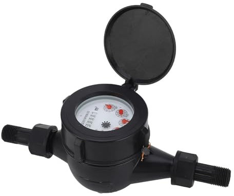 Kallvattenmätare, Vattenmätare Torr DN15 Inomhus Utomhus 15 Mm Magnetisk Koppling Transmission Korrosionsbeständigt Vattenmätinstrument,Praktisk vattenmätare
