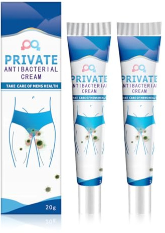 2 pcs Private Antibacterial Cream, Crème antibactérienne