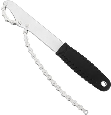 Bicycle Chain Whip, Bicycle Freewheel Removal Tool, Ergonomic Portable Puller for Bike Repair and Maintenance