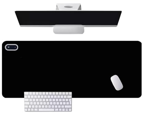 Uppvärmd musdyna med LCD-skärm-5 Temp-nivåer, USB-driven vinterhand varmare skrivbordsmatta, icke-halkelektrisk värmeplatta för kontor och hemanvändning 60 * 36cm