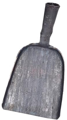 Gatuida Pelle à Charbon Acier Forgé Robuste pour Cheminée et Barbecue Pelle à Cendres Ergonomique à Manche Long Outil Multi-usage pour Nettoyage Foyer et Grillades