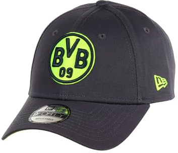 New Era BVB 09 Borussia Dortmund Neon 9Forty Cap Grau Neongelb - One-Size