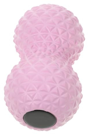 VILLCASE Balle de Massage Double de Cacahuète pour Soulagement Musculaire, Couleur Étoile Rose, Rouleau de Corps Portable pour Pieds, Dos et Jambes, Outil de Relaxation Fascia Adapté