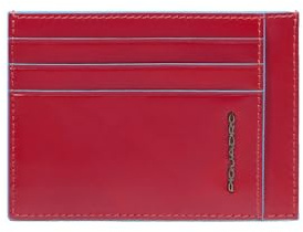 Piquadro Blue Square Kreditkartenhülle, 0.27 liters, Rot (Rosso)