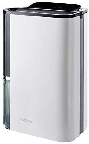 Luftentfeuchter und Luftreiniger Noaton DF 4123 mit HEPA Filter inkl. Ionisator, max. 23 L/Tag, für Räume bis 50 m²/125 m3, Ablaufschlauch, Wäschetrocknung, Timer, Gegen Feuchtigkeit, Schimmel