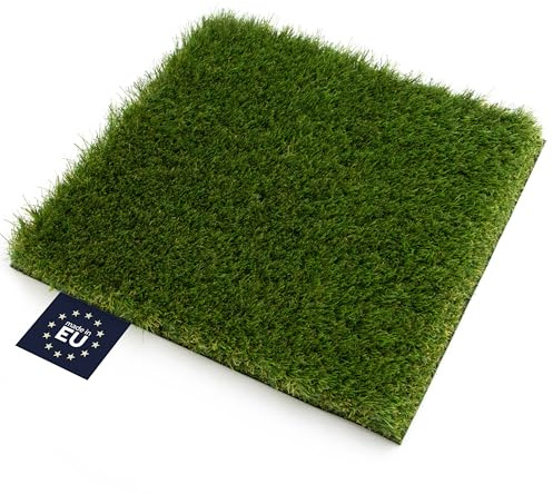 Primaflor Kunstrasen MEGAN 40mm – 4,00m x 1,50m, Viele Größen, UV-Beständiger, Wasserdurchlässiger, Rasenteppich, Outdoor Bodenbelag, Kunstgras für Garten, Terrasse und Balkon