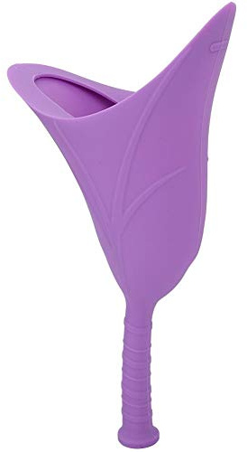 Urgence Portative Madame Urinoir Médical Pliable Gel De Silice Femmes Enceintes Femmes Debout Entonnoir Urinoir Réutilisable Voyage Camping Urine Dispositif(Violette)