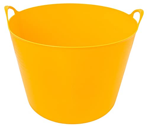 ADGO Cesto portaoggetti, contenitore per la biancheria, contenitore multiuso, cesto per la biancheria, cestino per giocattoli, contenitore per animali di peluche, sacco per foglie da 42 l