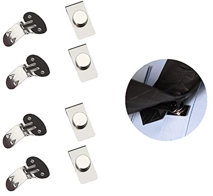 Krawattennadel,Magnetische unsichtbare Krawattenklammer Feste Krawattenklammer, praktische Herren-Krawattenklammer(4 Stück)