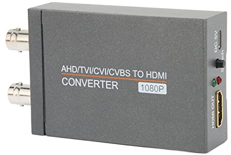 AHD TVI CVI CVBS zu HDMI Konverter Adapter, Multimedia Full HD 720P 1080P 3MP 4MP 5MP 8MP BNC zu HDMI Video Adapter für HDTV DVR