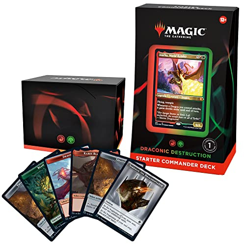 Magic: The Gathering Starter Commander Deck - Draconic Destruction (Red-Green - Englische Version)