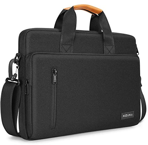 KIZUNA Laptop Bag Case 17 Inch Computer Shoulder Messenger Sleeve Briefcase For Predator LG gram 17/Dell G7/17.3 HP ProBook 470/Lenovo Ideapad 700/PH717-71-746/DELL,Black