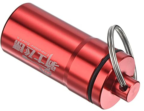 PATIKIL Caja de Almacenamiento Portátil para Dardos, Estuche Duradero para Dardos, Organizador de Accesorios para Dardos, Rojo
