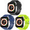 Blueshaweu Cinturino da 20mm compatibile con smartwatch R30 PRO 1,85, traspirante sportivo in silicone Cinturino compatibile con Black@view/IOWO DO/Fei@puQu R30 Pro smartwatch