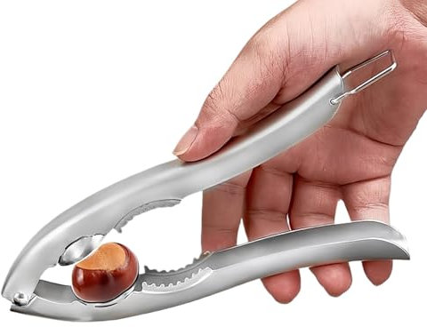 Acunny Walnut Cracker, Chestnut Tongs | Chestnut Cutter Nut Opener Nut Cracker Nut Sheller Ergonomic Kitchen Tools Nut Tongs Pecan Cracker Tool for Nuts