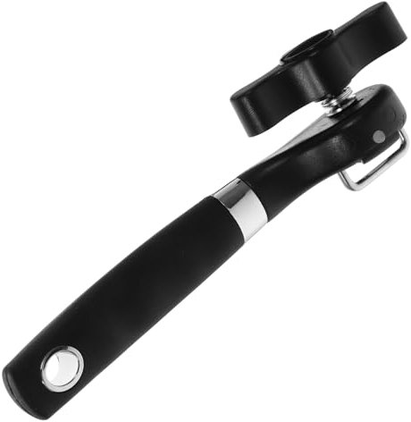Alipis Apriscatole Con Manico in Acciaio Inossidabile Apriscatole Universale Per Una Facile Apertura Del Coperchio Apribottiglie Per Uso Quotidiano Robusto E Resistente Allusura