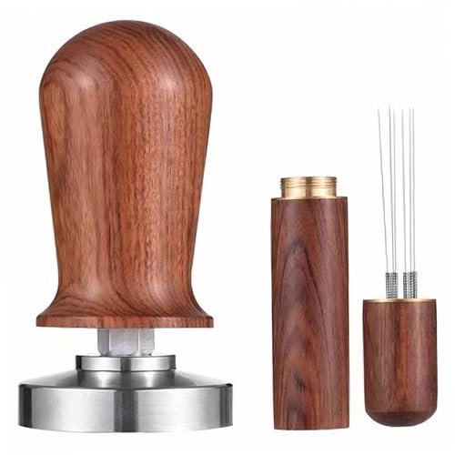 Manomissione del caffè Manomissione dell'espresso in acciaio inossidabile con manico in legno 51 mm con agitatore ridotto di sostituzione ridotto di sostituzione Accessori per caffè