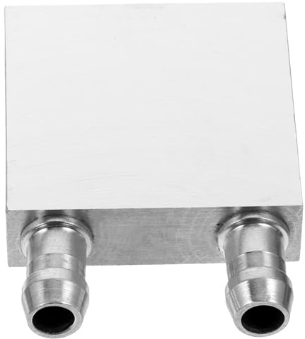 MOLUCKFU Aluminum Alloy CPU Waterblock Cooler Radiator Water Cooling Block for GPU CPU Efficient Heat Dissipation Compatible with Water Cooling Systems