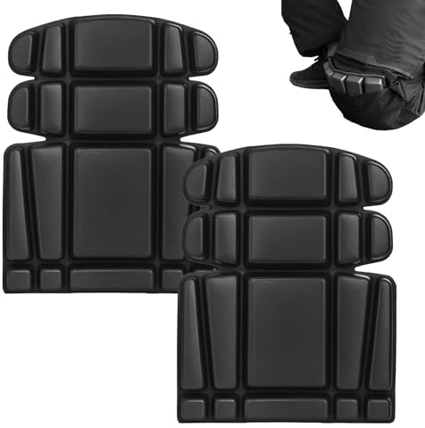 Paire De Protections Pour Genoux, 1 Paire De Genouillères Flexibles En Mousse Pour Pantalons De Travail Pour Pose De Carrelage/Stratifié/Parquet, Travaux De Jardinage, Genouillère Travail 8,66×6,5INCH