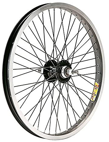 RUEDA TRASE. BMX 20x2.125 CARRETE Alum. EJE 9.5-36