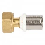 Somatherm – Raccordo multistrato a crimpare Somatherm – Raccordo multistrato a crimpare femmina Dado Libera Ø20 x 2,0 – 3/4 