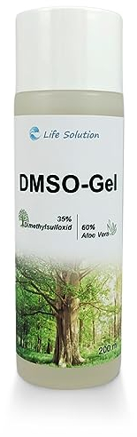 DMSO Gel - mit Aloe Vera - 200 ml - Dimethylsulfoxid in 99,9% pharmazeutischer Reinheit