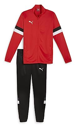 PUMA Herren Teamrise Tracksuit Trainingsanzug, PUMA Red-PUMA Black, XL EU