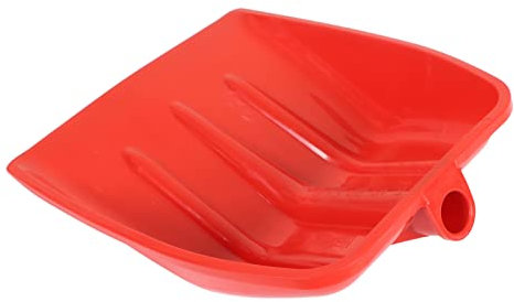 Pala de Nieve Pala de Jardín PP Pala de Grava Plástico Rojo PP Pala de Plástico Pala de Eliminación de Nieve Barredoras de Alfombras (1501-5)