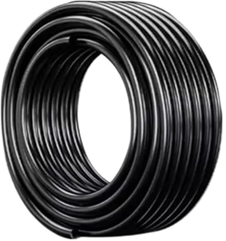 Luftslang, 10M/20M/50M/100M Pneumatiskt Rör Pu-slangar 4mm 6mm 8mm 10mm 12mm for kompressor Polyuretanrör(Black 50m,12x8mm)