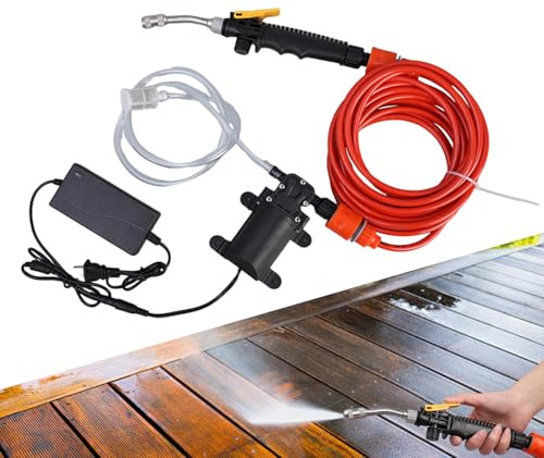 Nettoyeur Haute Pression - Pompe Électrique Portable | Nettoyeur de Climatisation | Kit Nettoyage Évaporateur AC, Douche Extérieure Route, Pistolet Eau Puissant, Outils de Nettoyage Maison Jardin