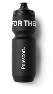 Puresport Sports Bottle, Matte Black 720ml Leak-Proof Water Bottle