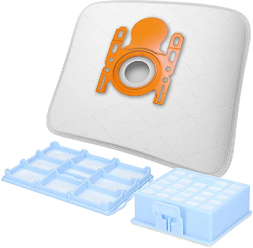McFilter I 10 Staubsaugerbeutel + 1 Hepa Filter + 1 Motorschutzfilter geeignet für Bosch BSG6 Siemens VS06G Serie 00578863, BBZ41FGALL, VZ01MSF